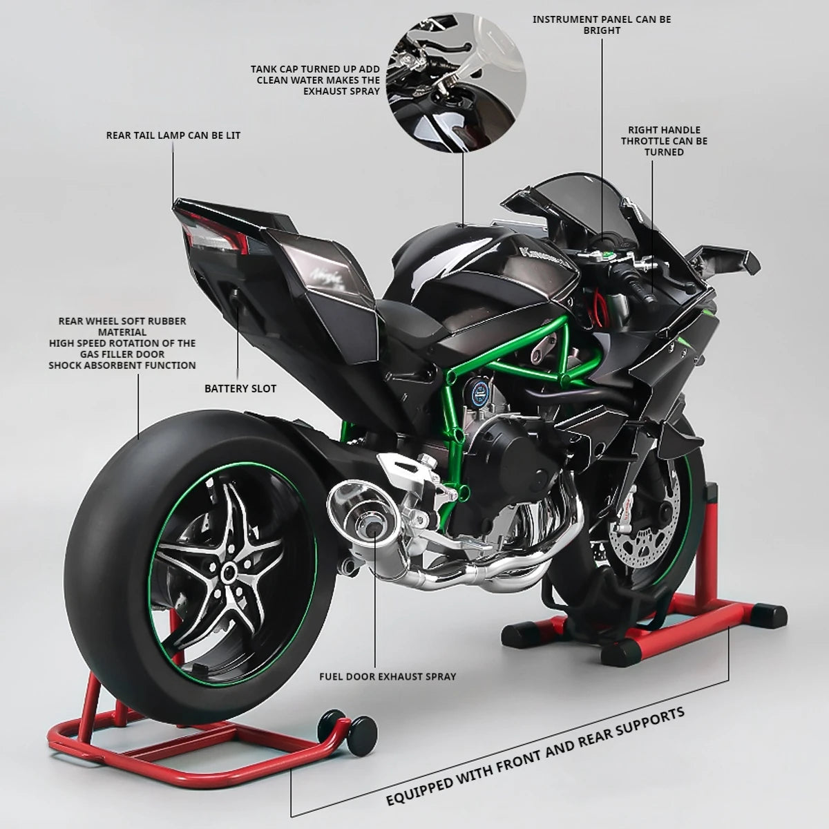 Kawasaki H2R Motorbike Model