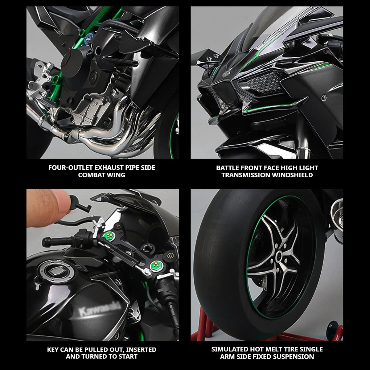 Kawasaki H2R Motorbike Model